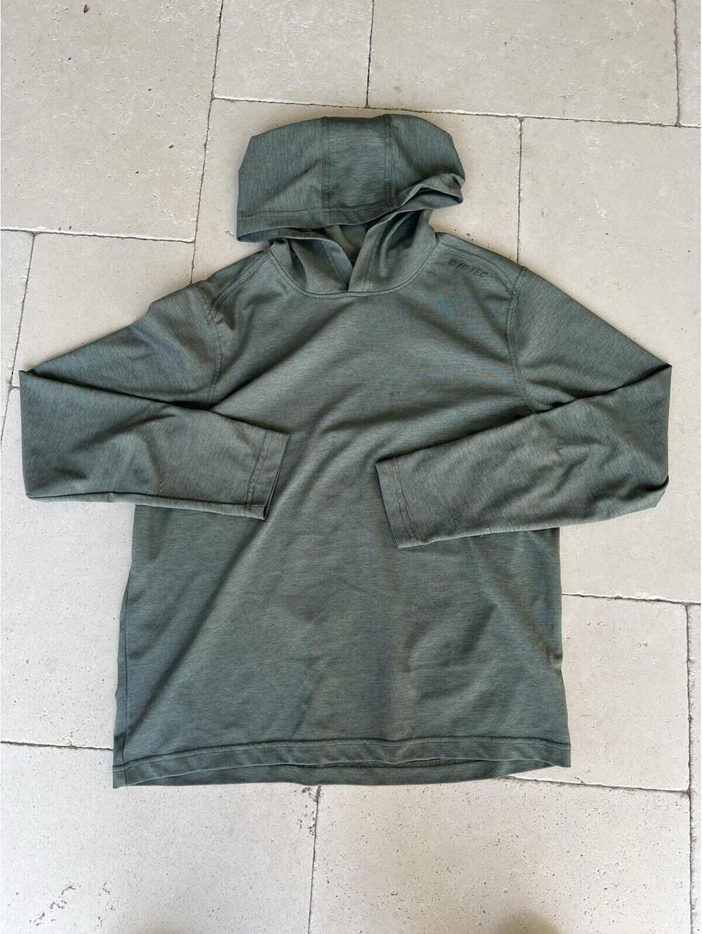 Hi Tec Hoodie Mens Medium Green Backpacking Sun Protection Beach